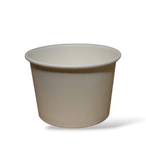 Copa de helado blanca