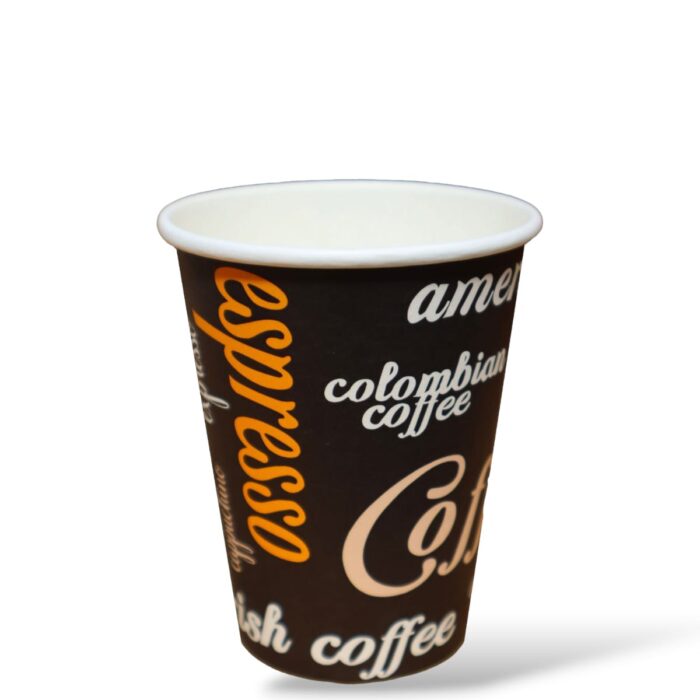 VASO DE CARTON DECORADO 9OZ